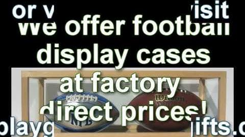 Football Display Cases for Signed Football