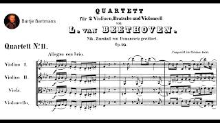 Beethoven/Mahler - String Quartet No. 11, Op. 95 (1810)