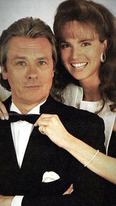 Alain DELON & Rosalie VAN BREEMEN. Always together.