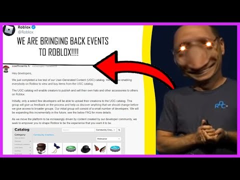 Will Roblox Bring Events Back