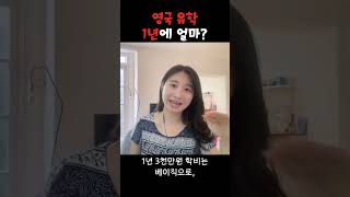 영국 유학 1년에 드는 비용 (학비+생활비)