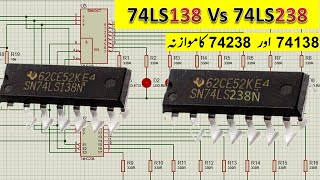 いしゆう 661} 74LS138 VS 74LS238 3 to 8 line address decoder - YouTube
