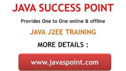 1 To 1 : Java / J2EE / Struts / Spring / Hibernate / Framework / Online / Training Course in Chennai