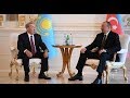 Nursultan Nazarbayev Bakıda - Нурсултан Назарбаев приехал в Баку