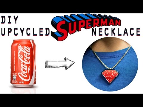 DIY Superman Kette aus Dose | Upcycling