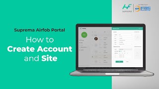 Suprema Airfob Portal | How to Create Account and Site screenshot 3