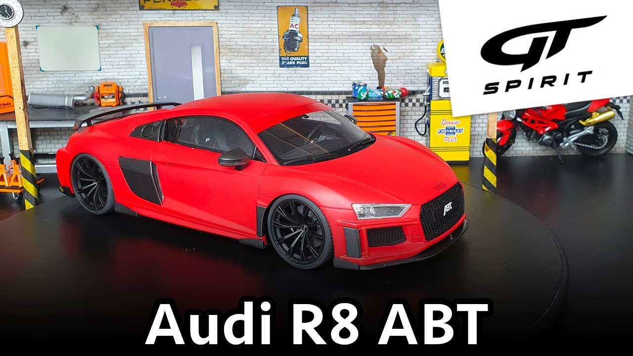 AUDI R8 ABT, GT Spirit 1/18 (GT282) #37 - YouTube