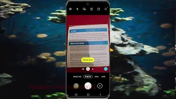 Samsung Galaxy S20 : How to enable Document scan rear camera (Android 10)