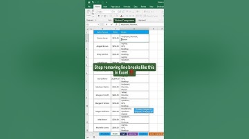 How to Remove Line Breaks in Excel | Quick and Easy Tutorial #excel #exceltips #exceltricks