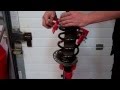 How to change front suspension spring on Range Rover Evoque