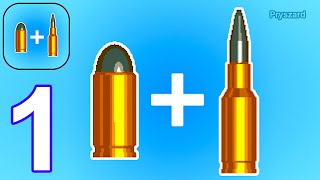 Merge Bullet - Gameplay Walkthrough Part 1 Tutorial (iOS, Android)