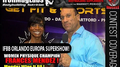 Frances Mendez After Women's Physique At The  2014...