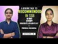 Srishti upadhyay😎 (recommended candidate), first ssb from 3 afsb gandhinagar 🔥, genuine talk 🙌