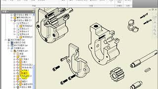 [메카피아] 전산응용기계제도기능사 실기 Inventor 2010(인벤터) 동영상 강좌 6-3 섹션도 및 분해도 작성하기