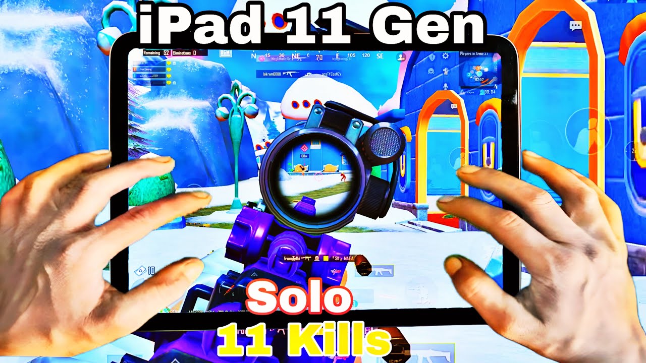 iPad 11 A16 HANDCAM PUBG in 2026 🔥/Smooth+Extreme Livik Gameplay 😍Pubg Test in 2026
