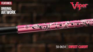 Viper Underground Pool Cue: Sweet Candy Tattoo-Graphic Cue