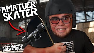 Becoming a SKATEBOARDER but it's HORRIBLE! | Tony Hawk's Pro Skater 1 + 2