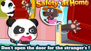Baby Panda Home Safety Gameplay l Learn safety tips at home screenshot 5