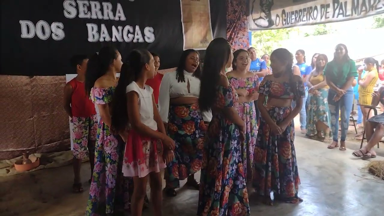 Paródia Dia da consciência negra no quilombo Serra dos Bangas em Belém AL