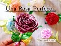 COMO HACER UNA ROSA CON CINTAS PASO A PASO/ How to Make Rose DIY