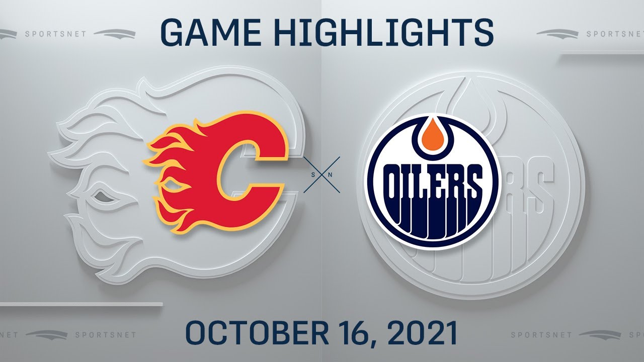 NHL Highlights | Flames vs. Oilers - Oct. 16, 2021