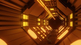 Sci fi corridor Blender 3d model