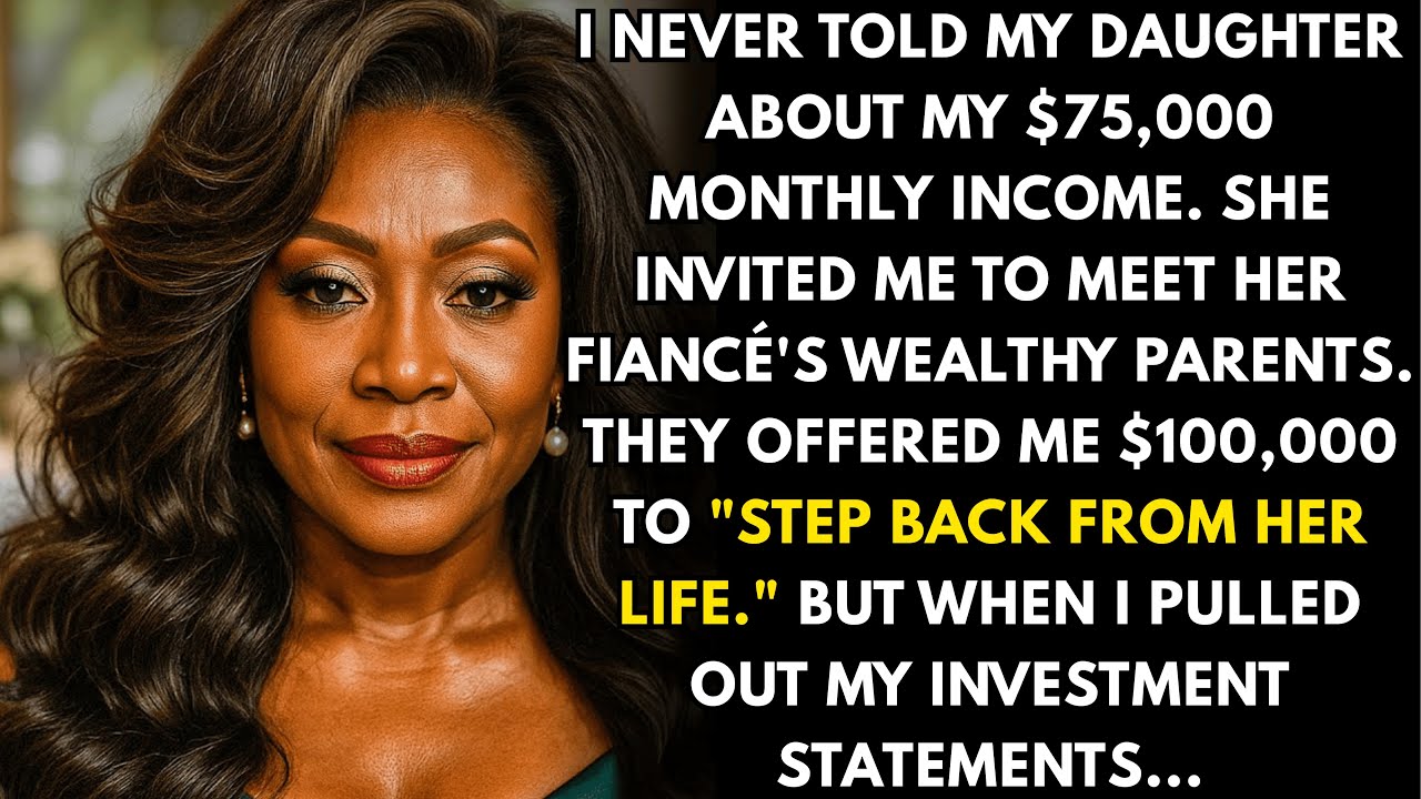 I pretended to be a struggling mother when meeting my daughter's fiancé's family — but when they ...