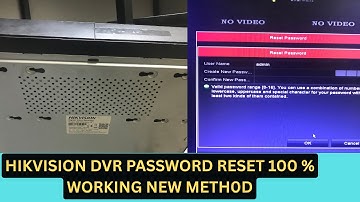 Hikvision Dvr Password Reset 100% Working  method | Dvr Password hard reset Simple Method