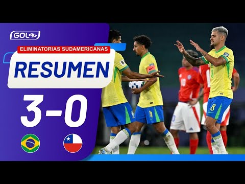 RESUMEN l Brasil 3-0 Chile l  Eliminatorias Sudamericanas