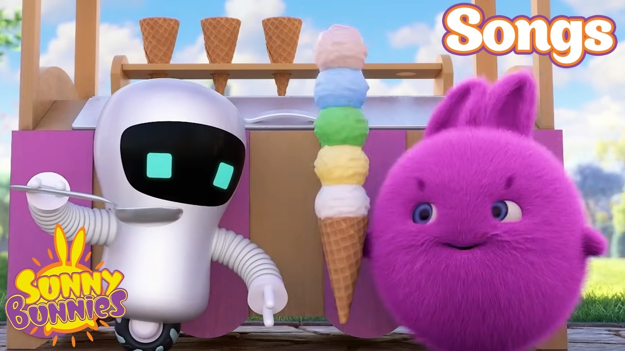 The Sunny Bunnies Go to Market | 1 Hour of Kids Songs | Sunny Bunnies