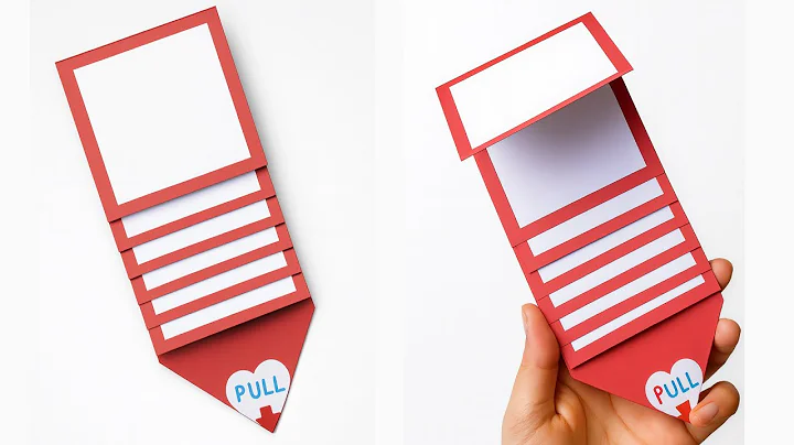 DIY - Water Fall Card For Multiple Messages | Rainbow Water Fall Greeting Card | Handmade card idea