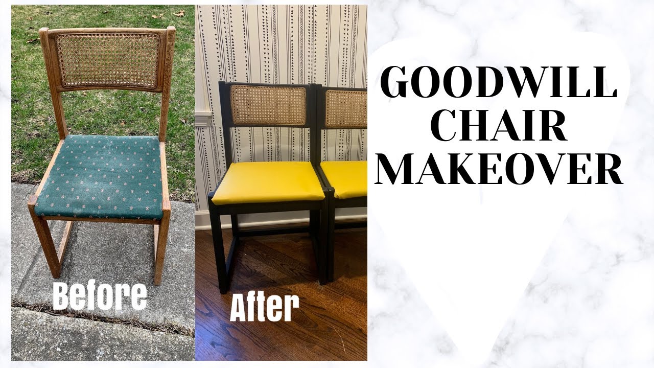 GOODWILL CHAIR MAKEOVER YouTube