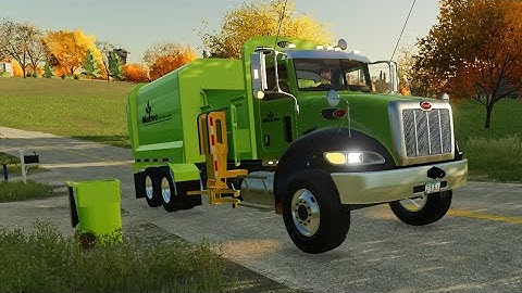 Peterbilt 348 Labrie Automizer garbage truck in FS22