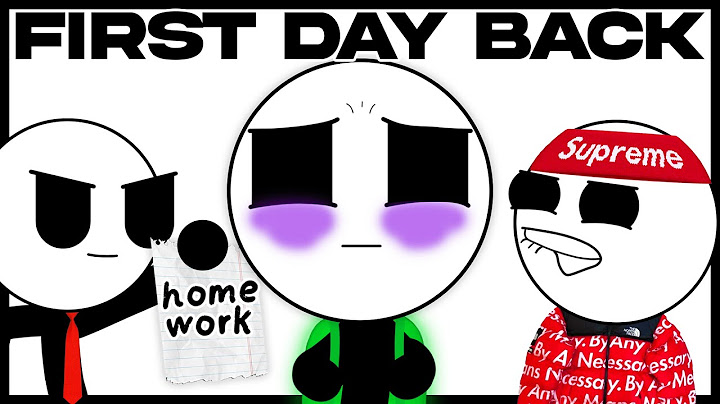 The First Day of School Be Like