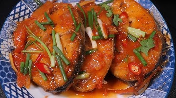 Cá Thu Chiên Sốt Cà Chua Đậm Đà – Cách Làm Đơn Giản, Cơm Nóng Ăn Là Ghiền