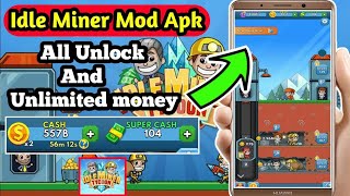 Idle Miner Tycoon HACK Infinite Money GlitchTime Skip | MOD APK | UNLIMITED MONEY AND CASH!!! screenshot 4