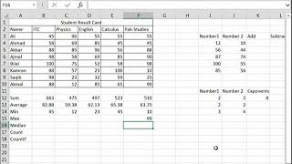 MS excel: functions | Introduction to Computing | CS101_Topic221