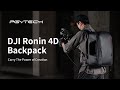 Pgytech dedicated design dji ronin 4d backpack  carry the power of creation