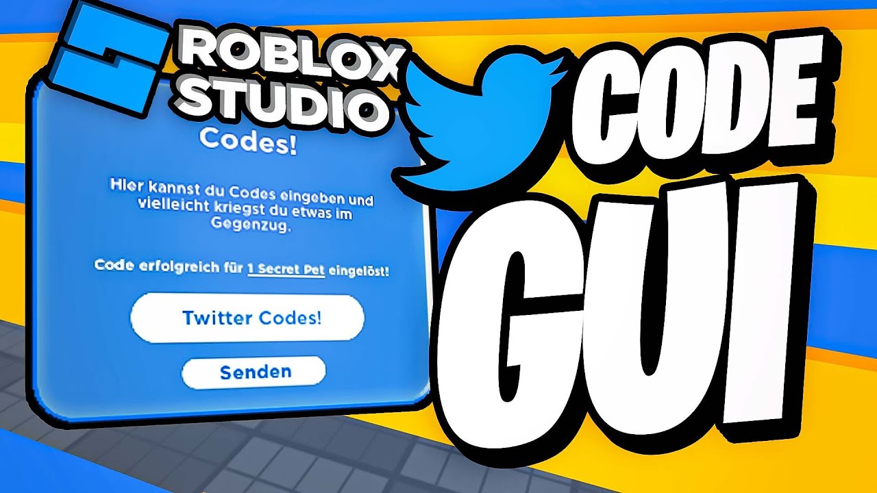 Roblox Studio Tutorial - TWITTER CODE 