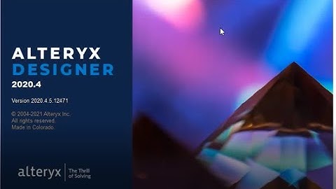 Alteryx Designer and Predictive Tool Installation 2020.4