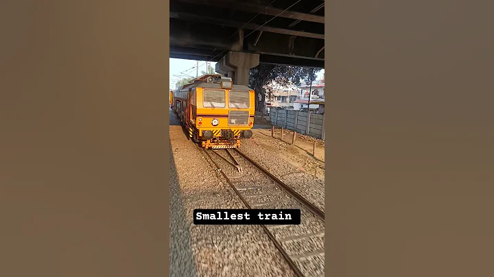 SMALLEST TRAIN IN INDIAN RAILWAY #indianrailways #socialmedia #railwaycontent #shortsfeed
