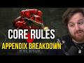🔴 What the HELL is the Core Rules Appendix? #new40k