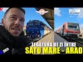 Cea mai rapida varianta cu trenul de zi in 2025 | Satu Mare - Arad