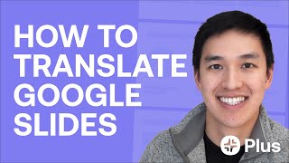 How to translate a presentation in Google Slides