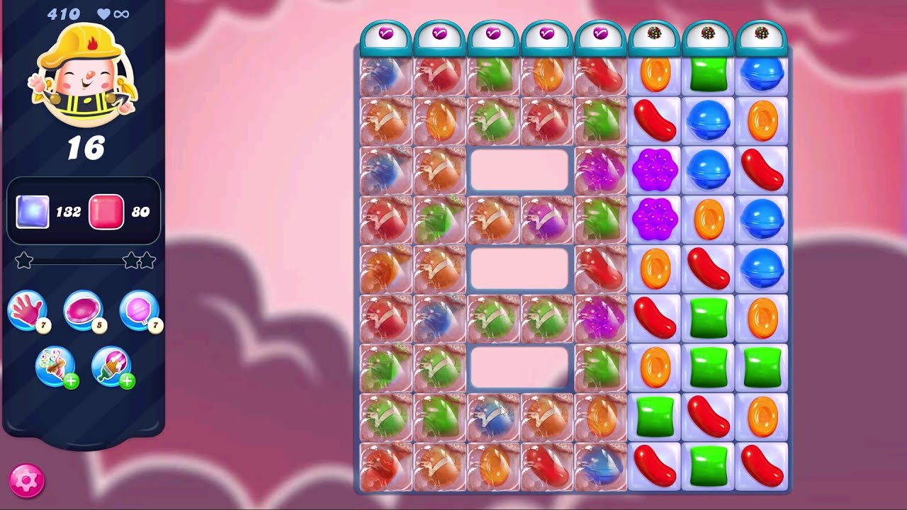 Candy Crush Saga LEVEL 410 | NO BOOSTERS (new version*)✔️
