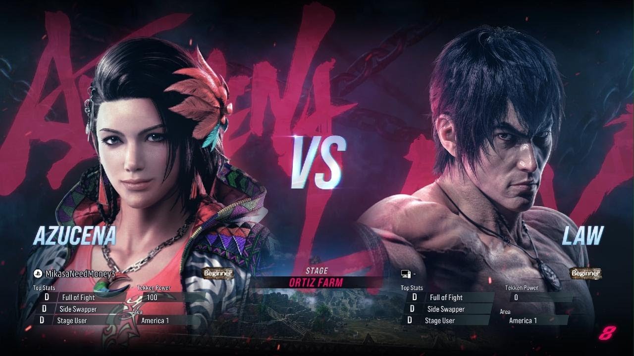 TEKKEN 8 CBT - MY 5 MINUTE AZUCENA :DDDDD