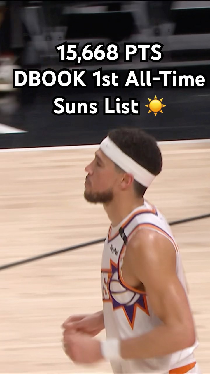 DBook is now 1st on the Suns All-Time points list with 15,668