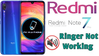 Redmi Note 7 Ringer Not Working| Mi Note 7 Pro No Sound Solution