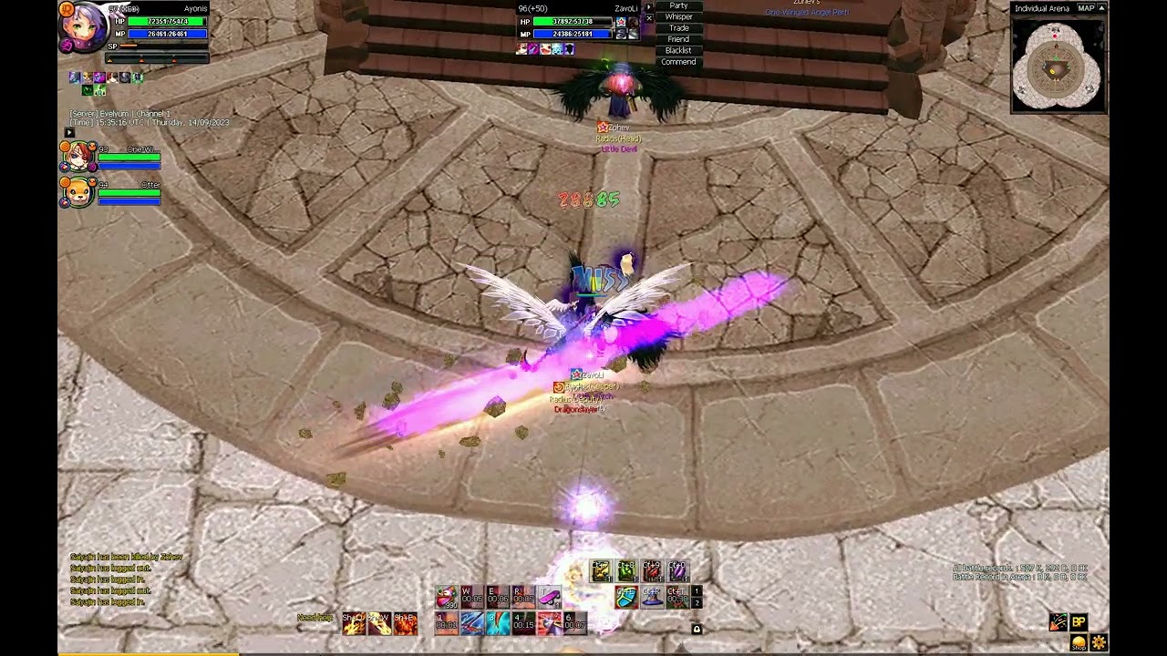 NosTale Evelyum Aekion savaşçı dizerse