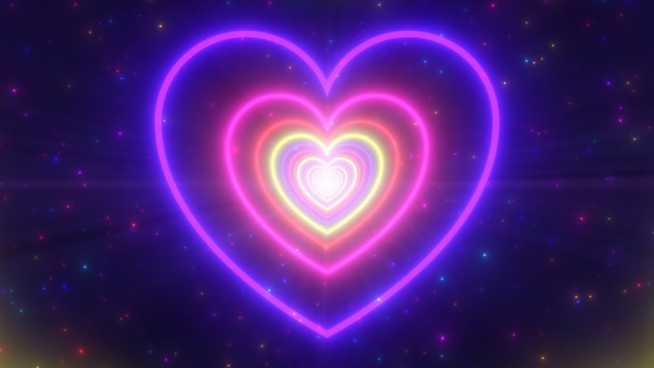 Heart tunnel background